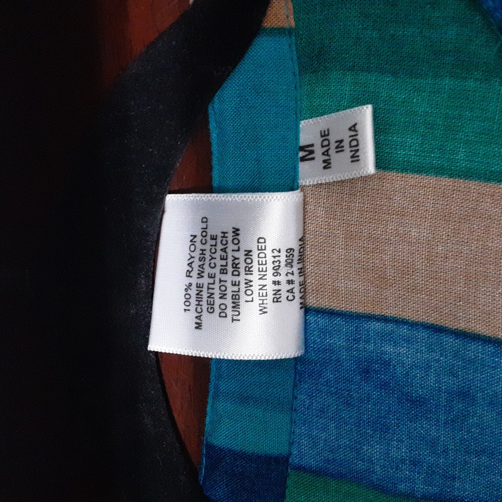 Parsley & Sage Multicolored Button Down Tunic/Top - image 7